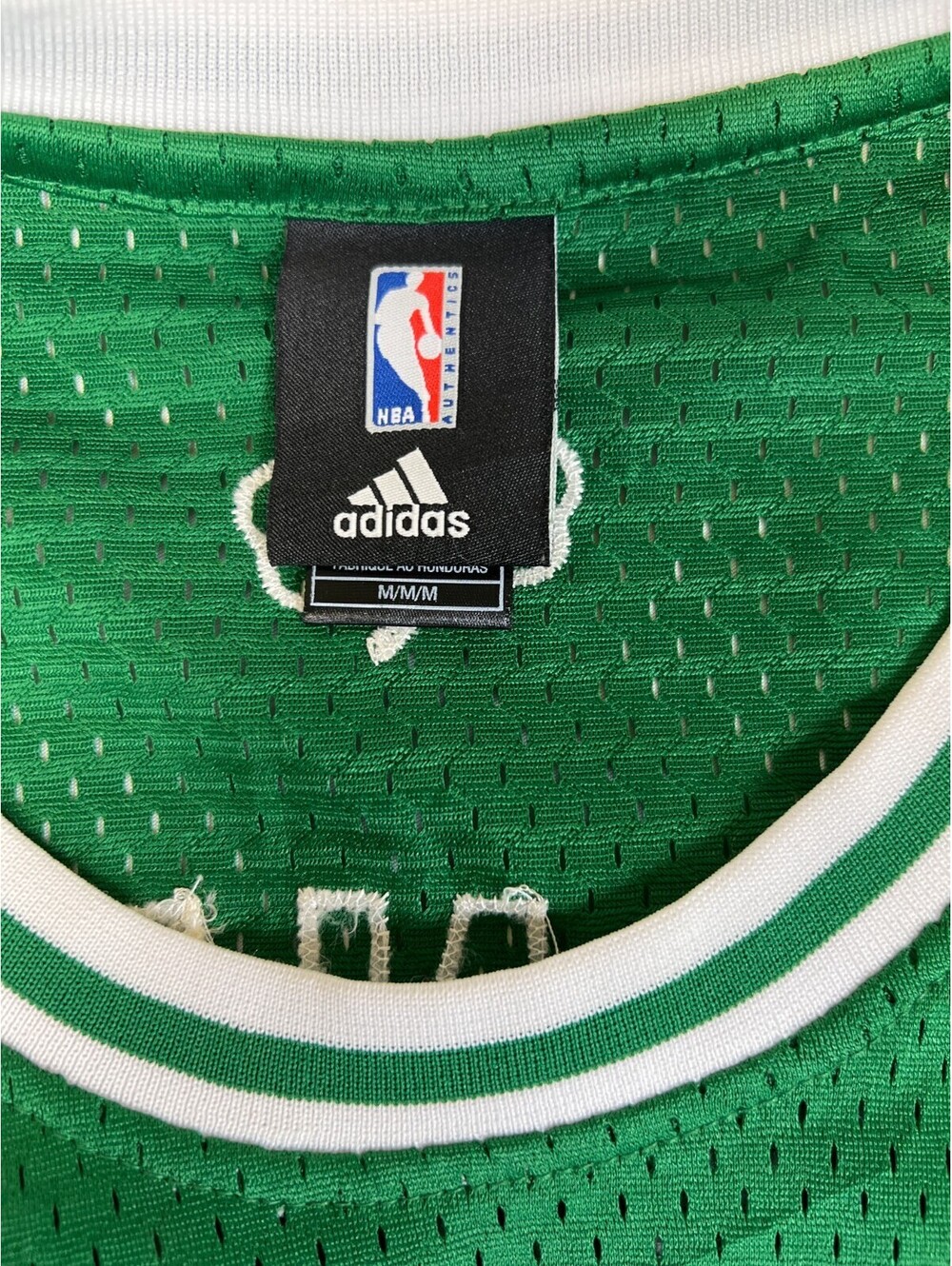 Adidas Boston Celtics Kevin Garnett 5 Men M Green Basketball Jersey NBA - Picture 3 of 10